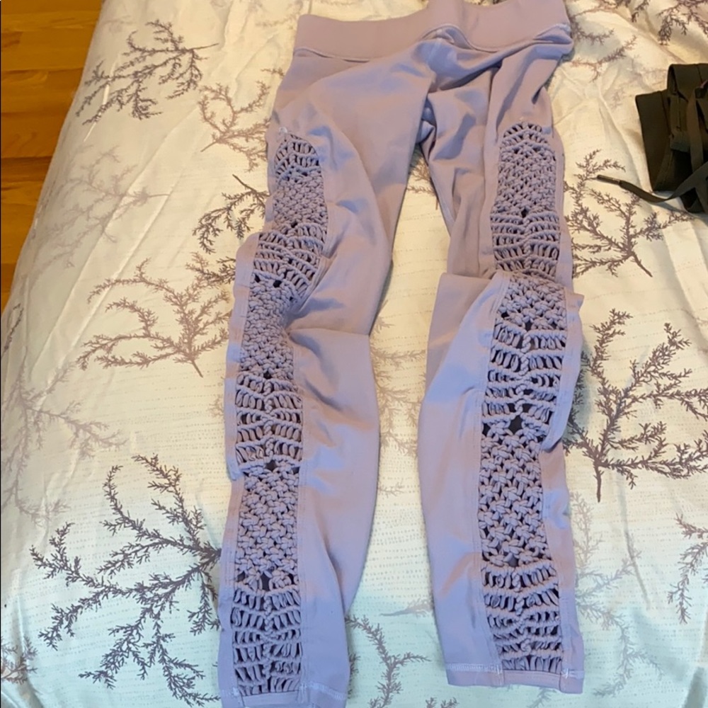 Lilac purple leggings